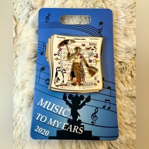 NWT *Discontinued* Disney Cast Member Mary Poppins Music To My Ears Pin LE 800
